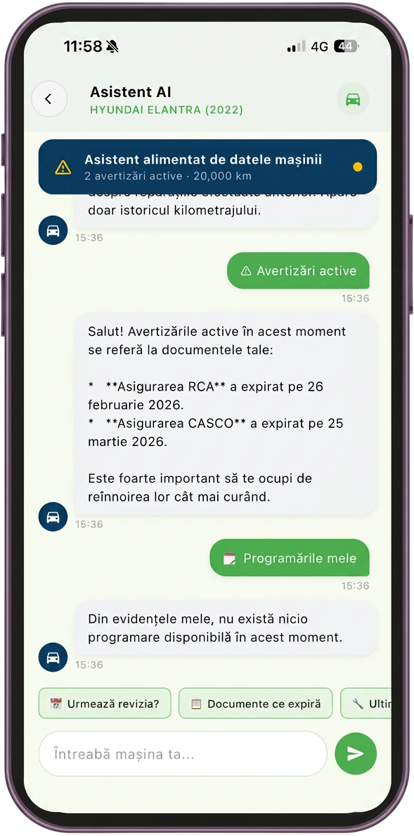 Asistent AI Fix&Go pe telefon